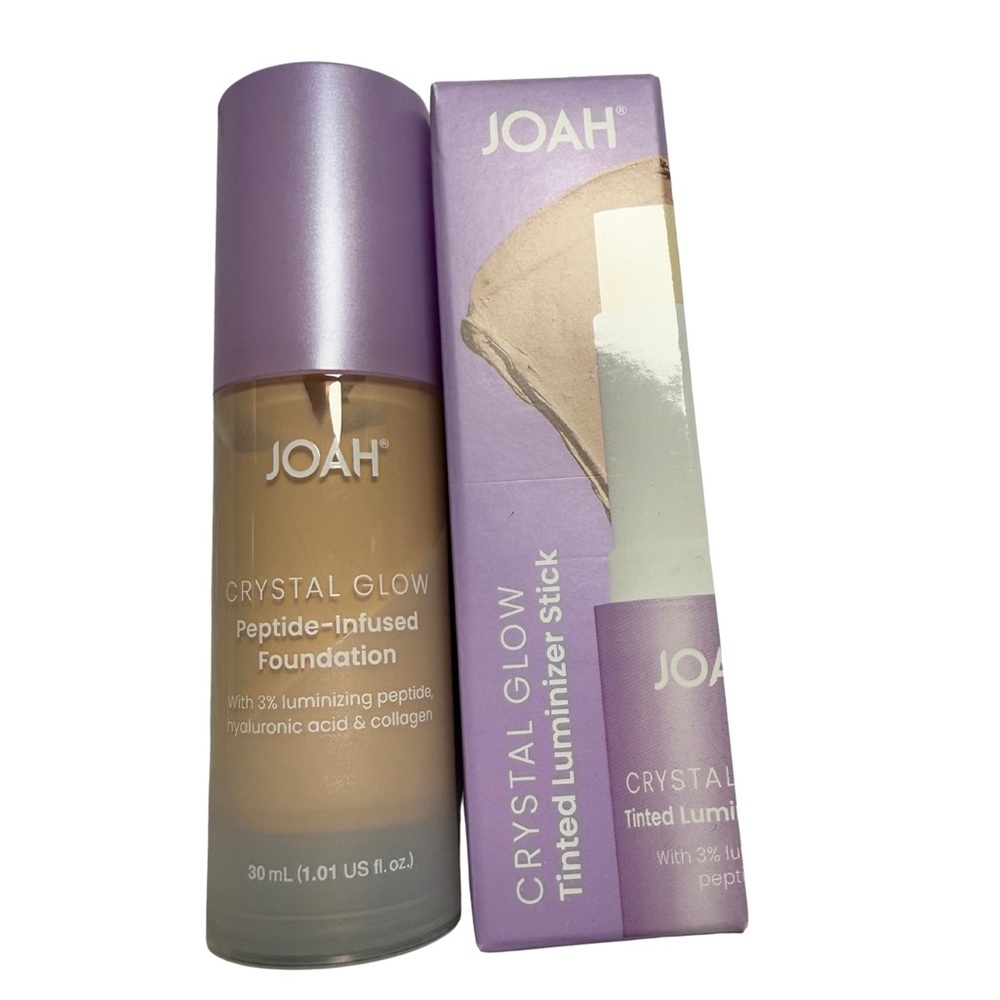 JOAH Crystal Glow Peptide-Infused Foundation - Tan